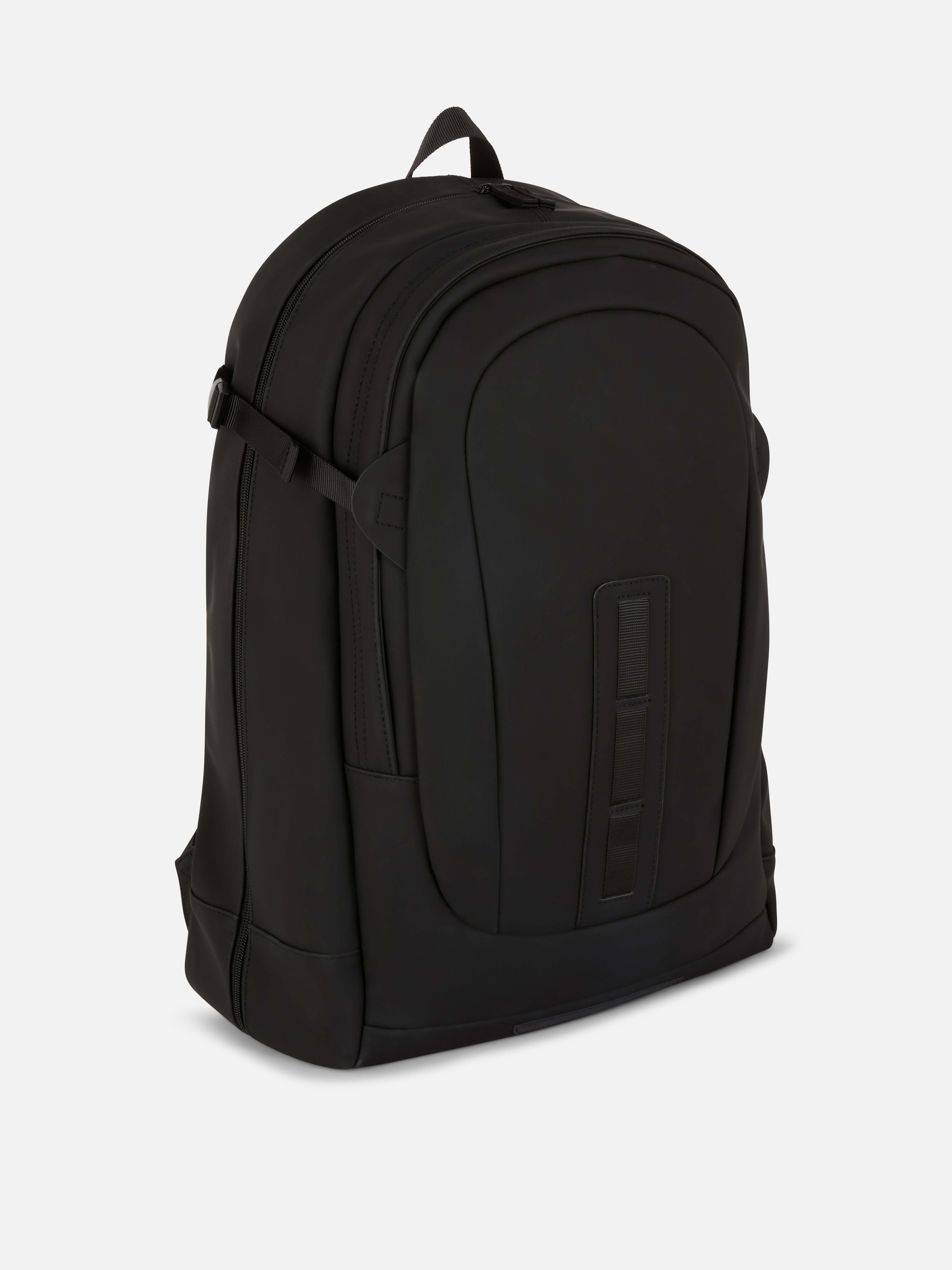 Rubberized Zip Backpack