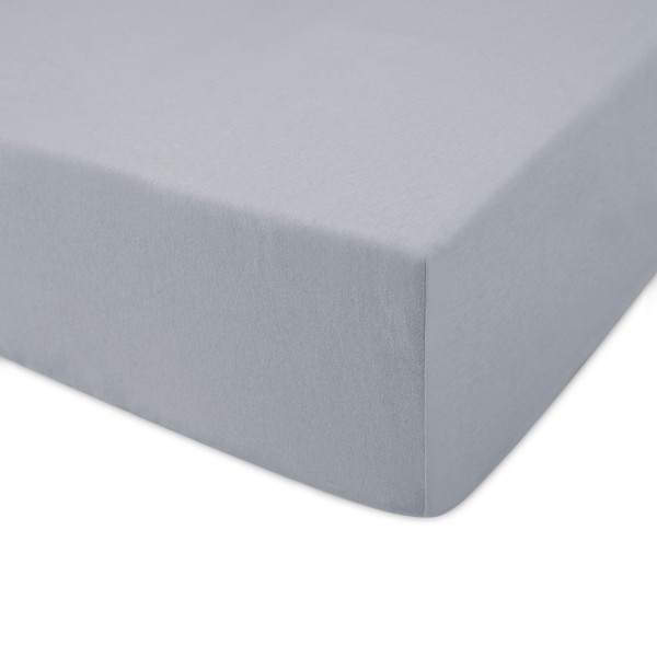 Prześcieradło jersey z gumką 60x120 024 popielate