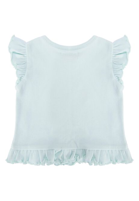 Baby Girls Mint Fruit T-Shirt & Cycle Shorts Set