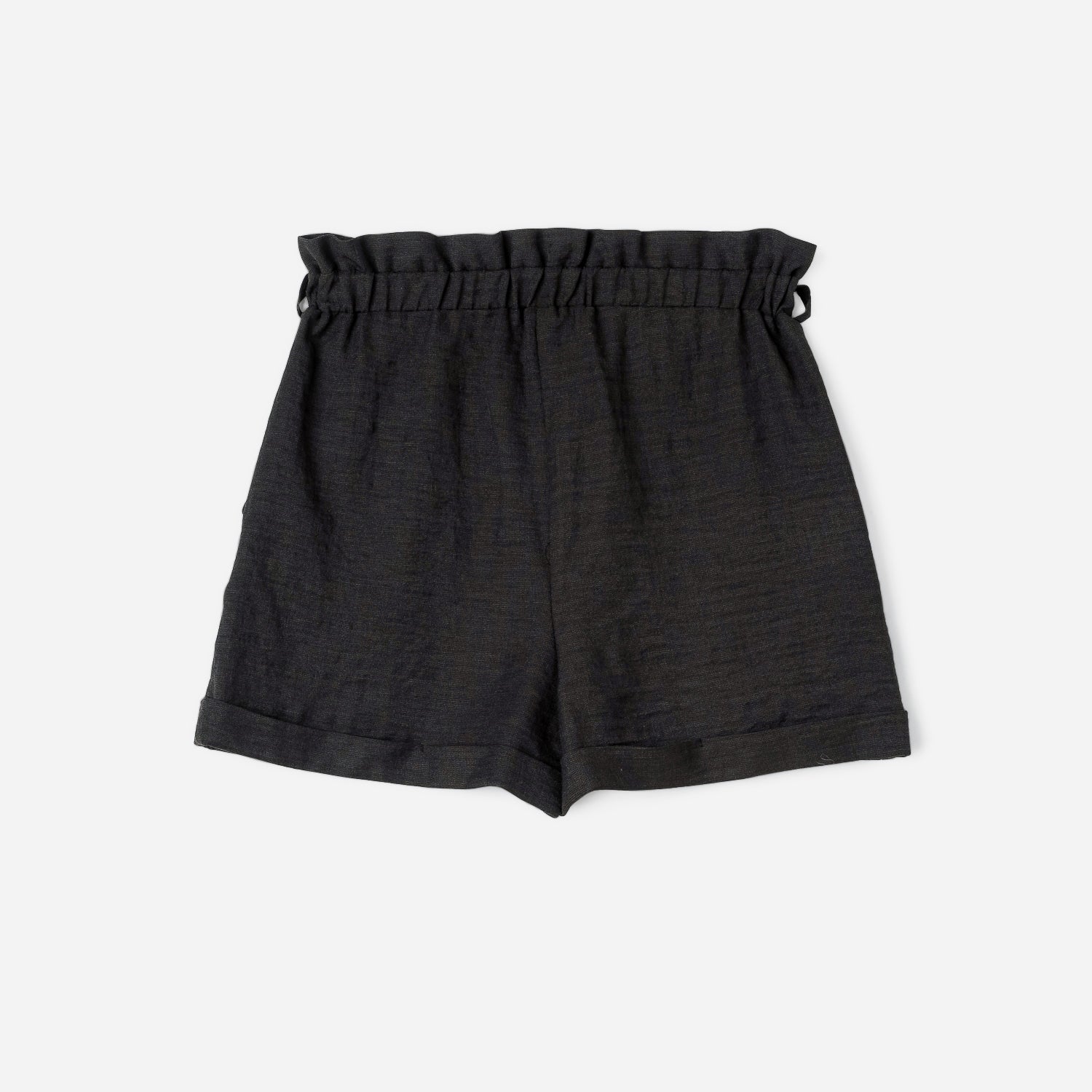 Short TEXTO noir taille haute