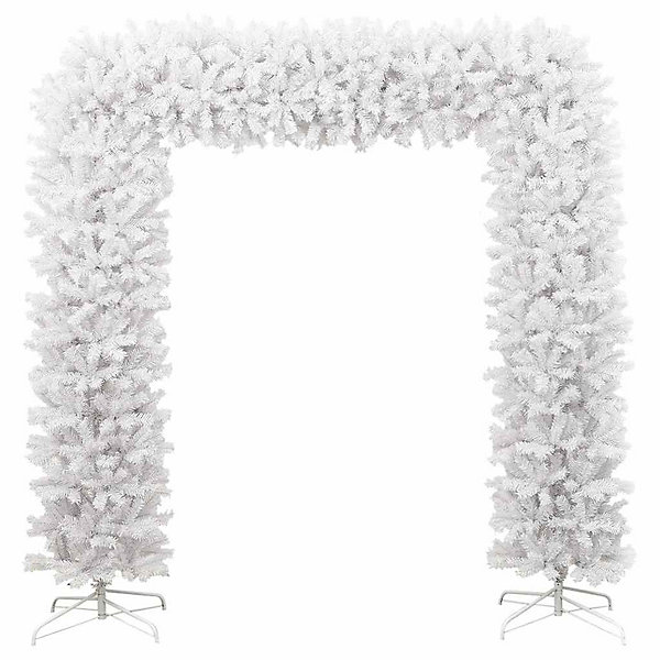 Arche d'arbre de Noël Blanc 240 cm vidaXL