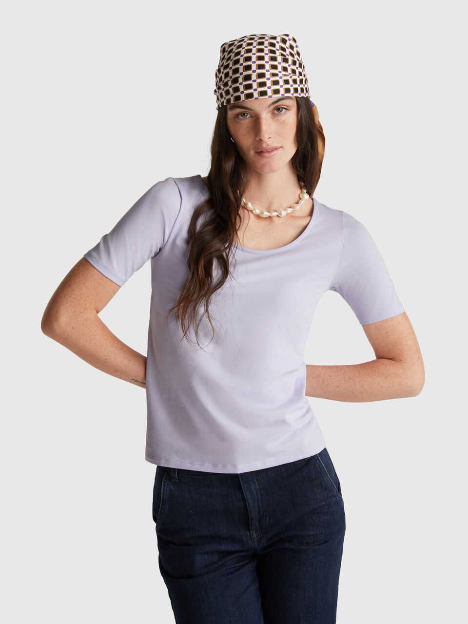 Slim fit reversible t-shirt