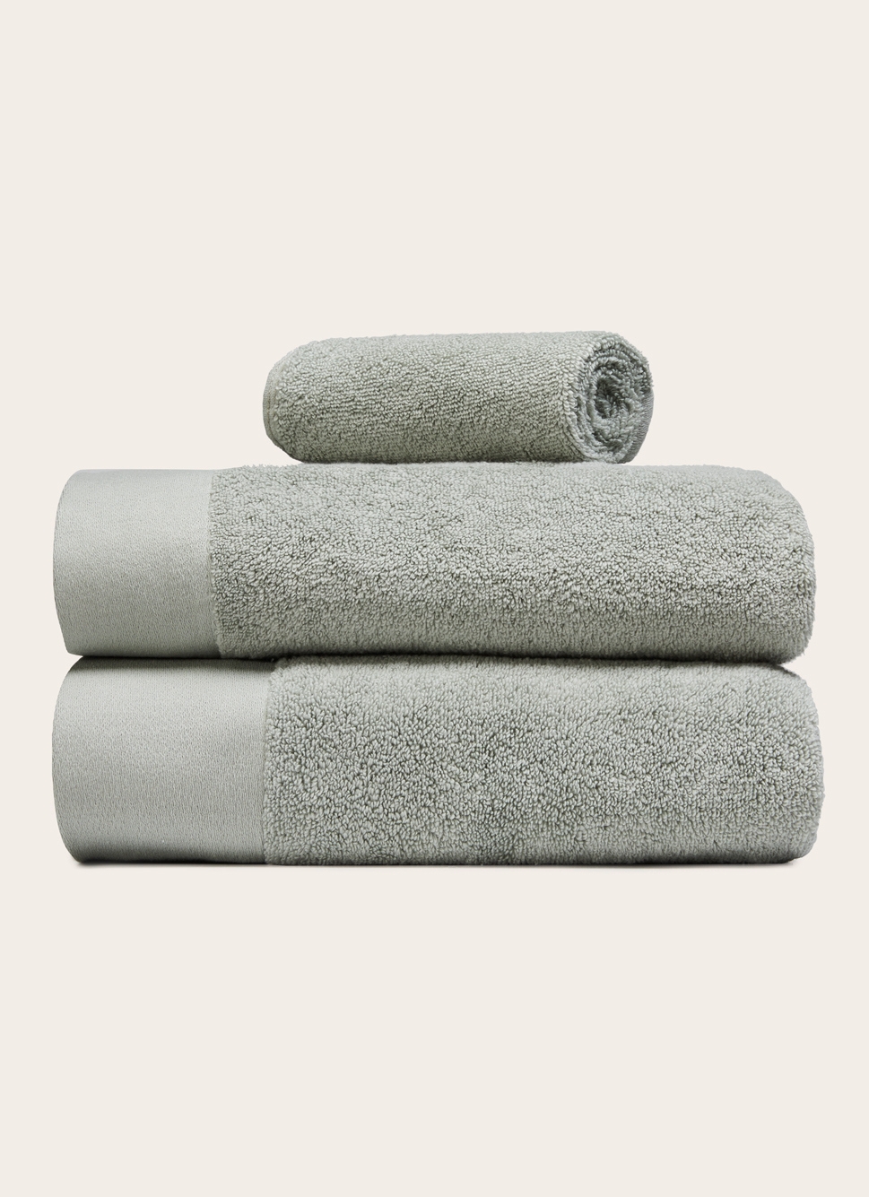 DRAP DE BAIN COTON MOELLEUX ZÉRO TORSION VERT TILLEUL