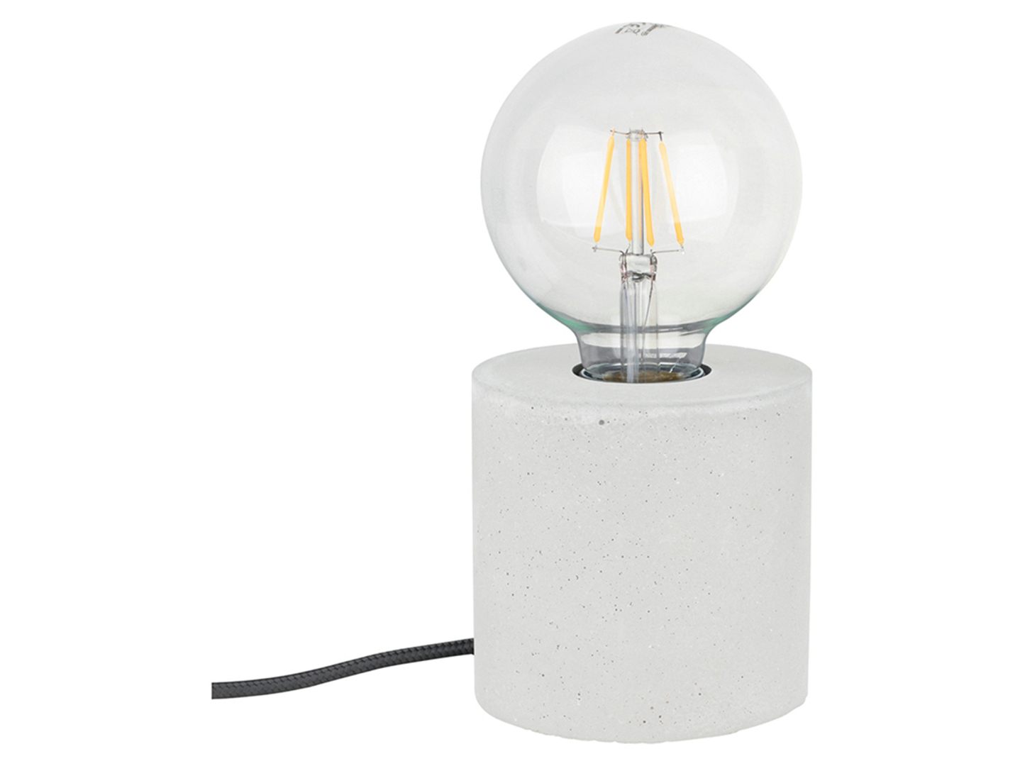 Lampa stołowa Strong betonowa biała