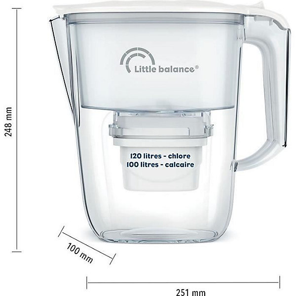 Carafe filtrante LITTLE BALANCE 8592