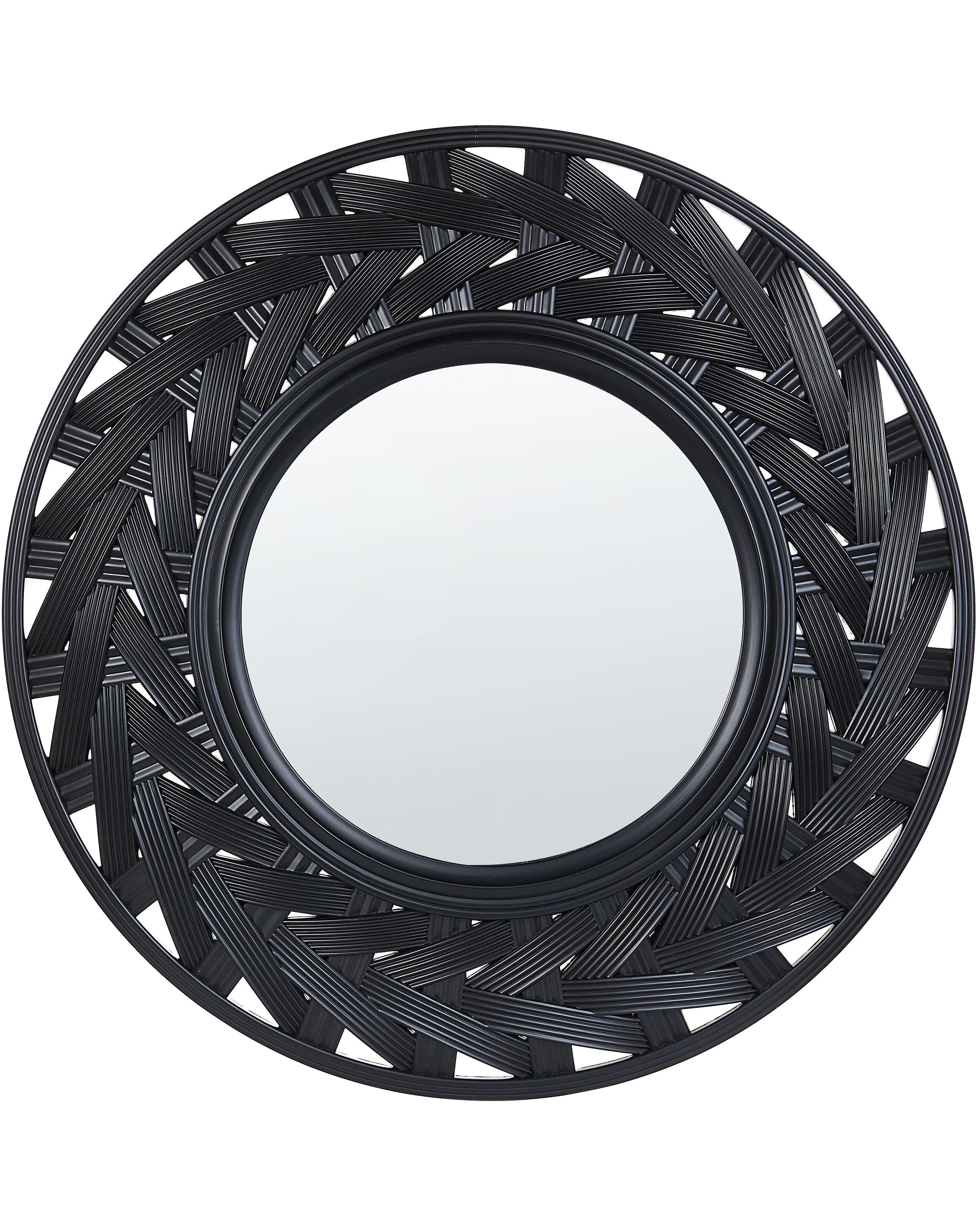 Wall Mirror TIERGA 60 cm 60 cm Black