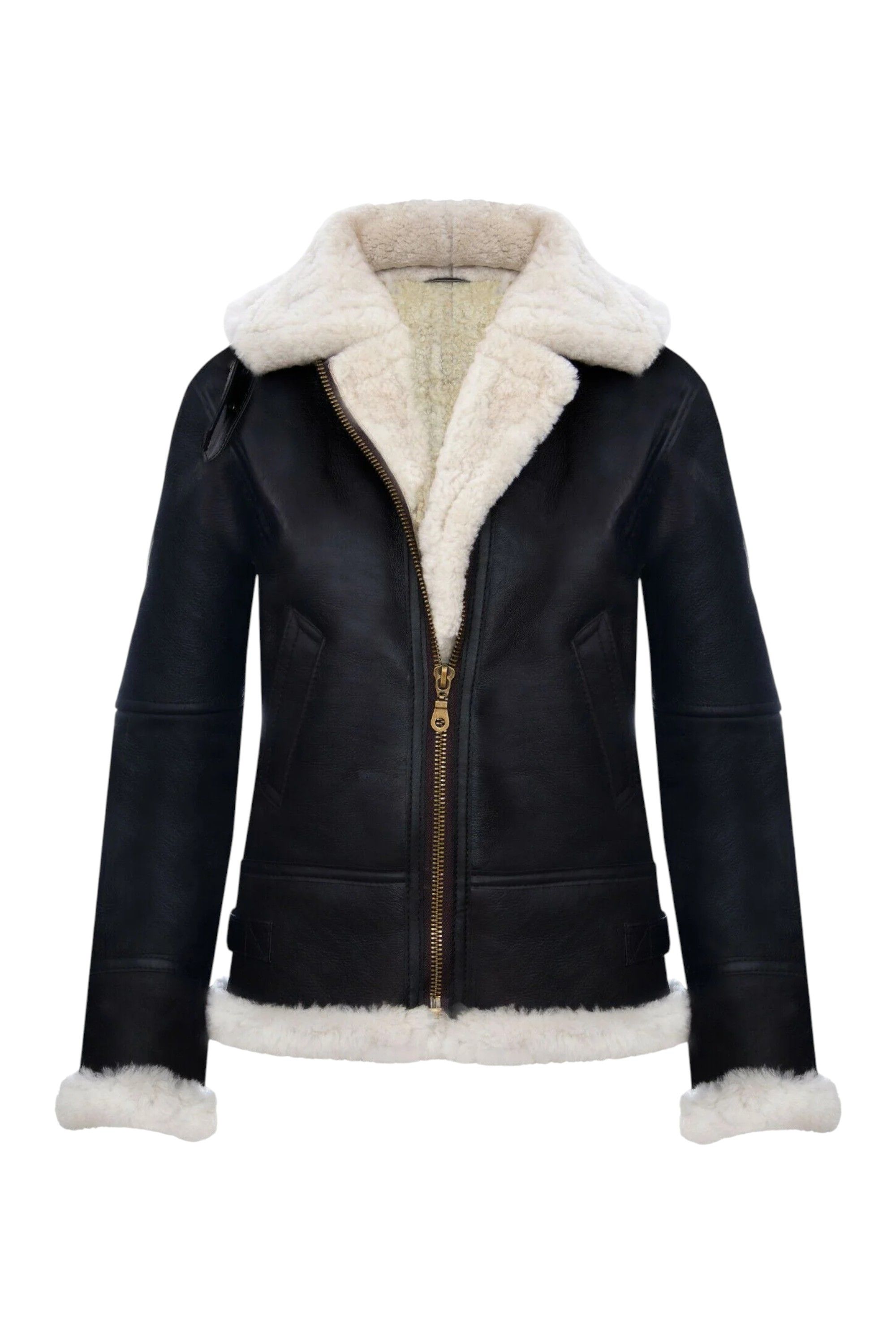 Infinity Leather Hooded Sheepskin Flying Bomber Leather Jacket - Sovereign