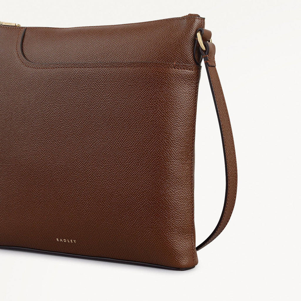 Pockets - Large Ziptop North-South Cross Body Bag