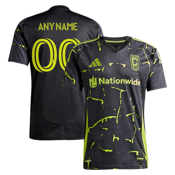 Columbus Crew adidas 2025 The Goosebumps Kit Replica Custom Jersey - Black