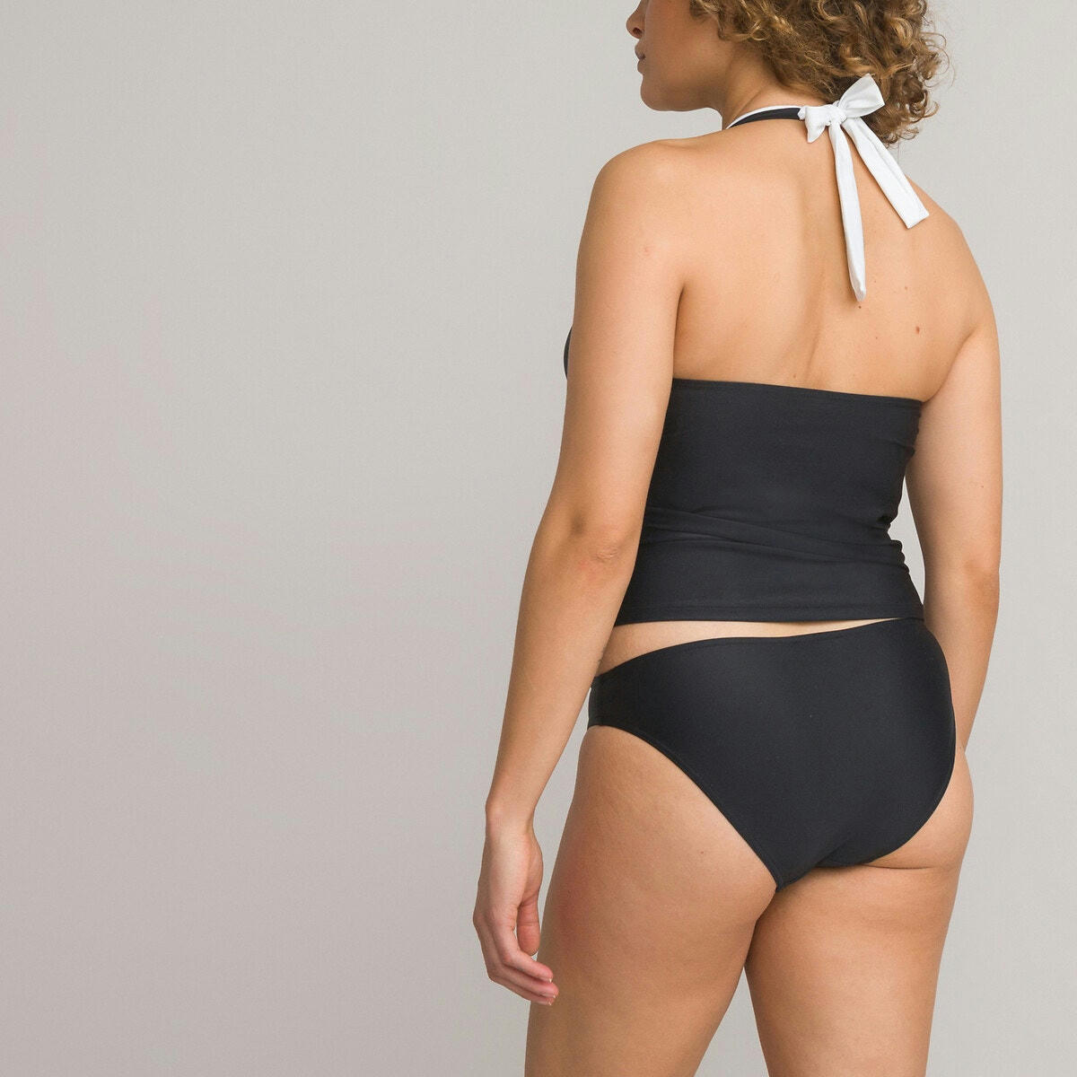 Haut de maillot de bain tankini, forme foulard