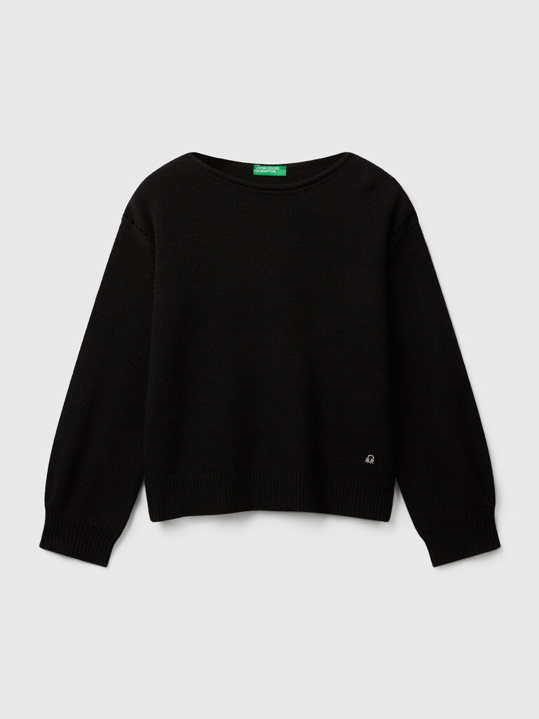 Sweater in viscose blend