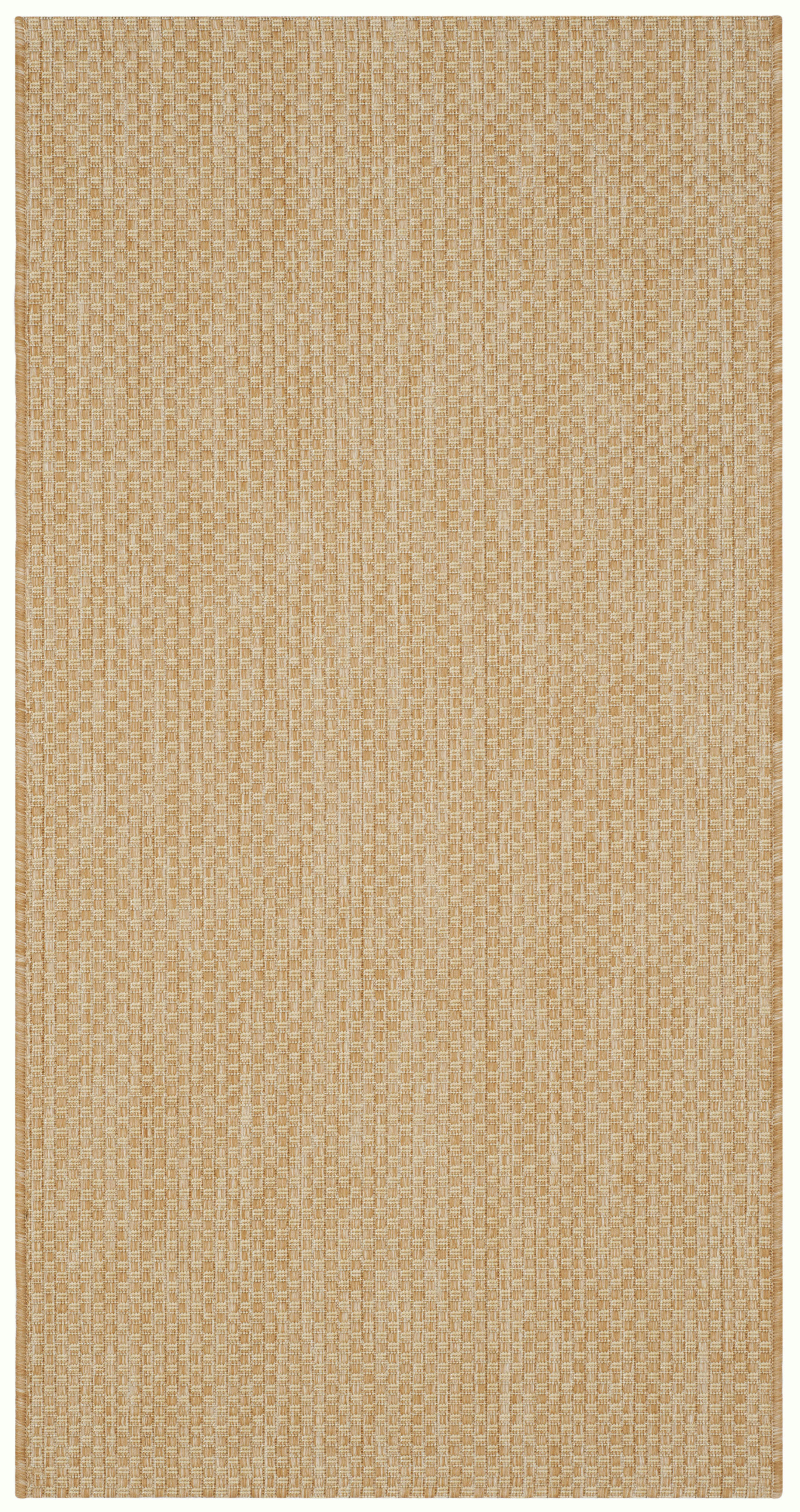 COURTYARD - Tapis interieur & exterieur en naturel & crème, 79 x 152 cm