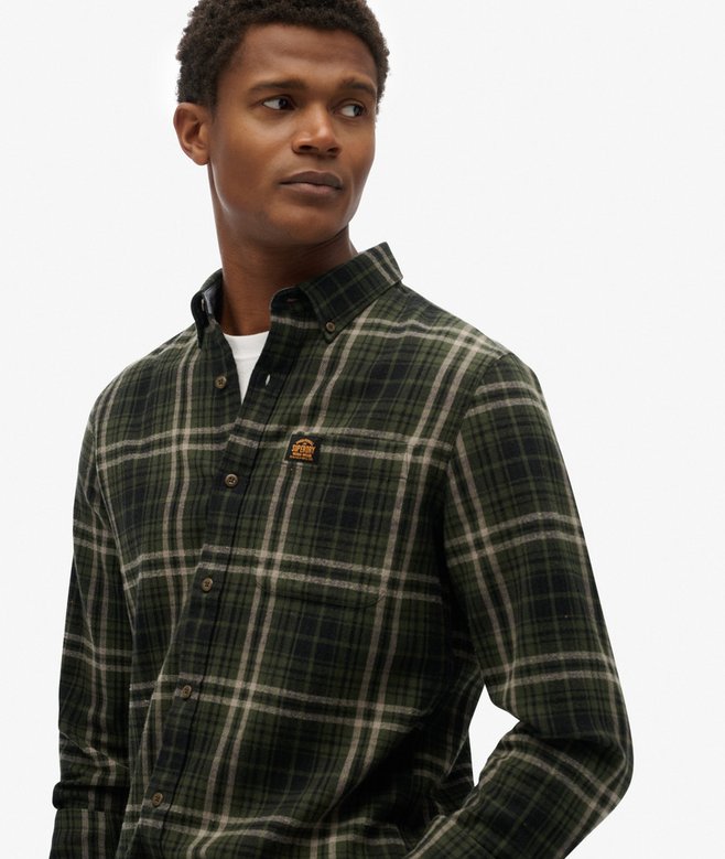 Long Sleeve Cotton Lumberjack Shirt