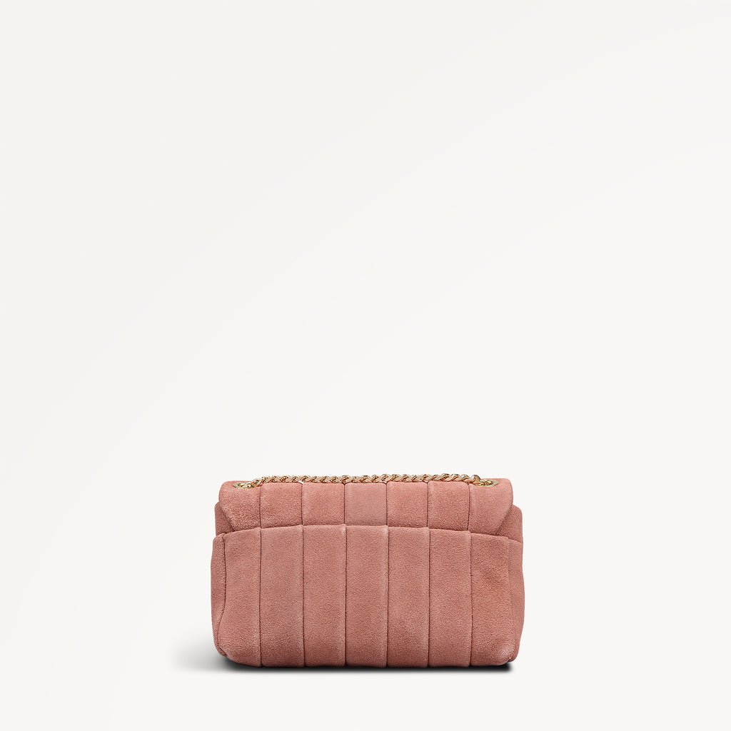 Burton Way - Quilt Suede - Small Flapover Cross Body