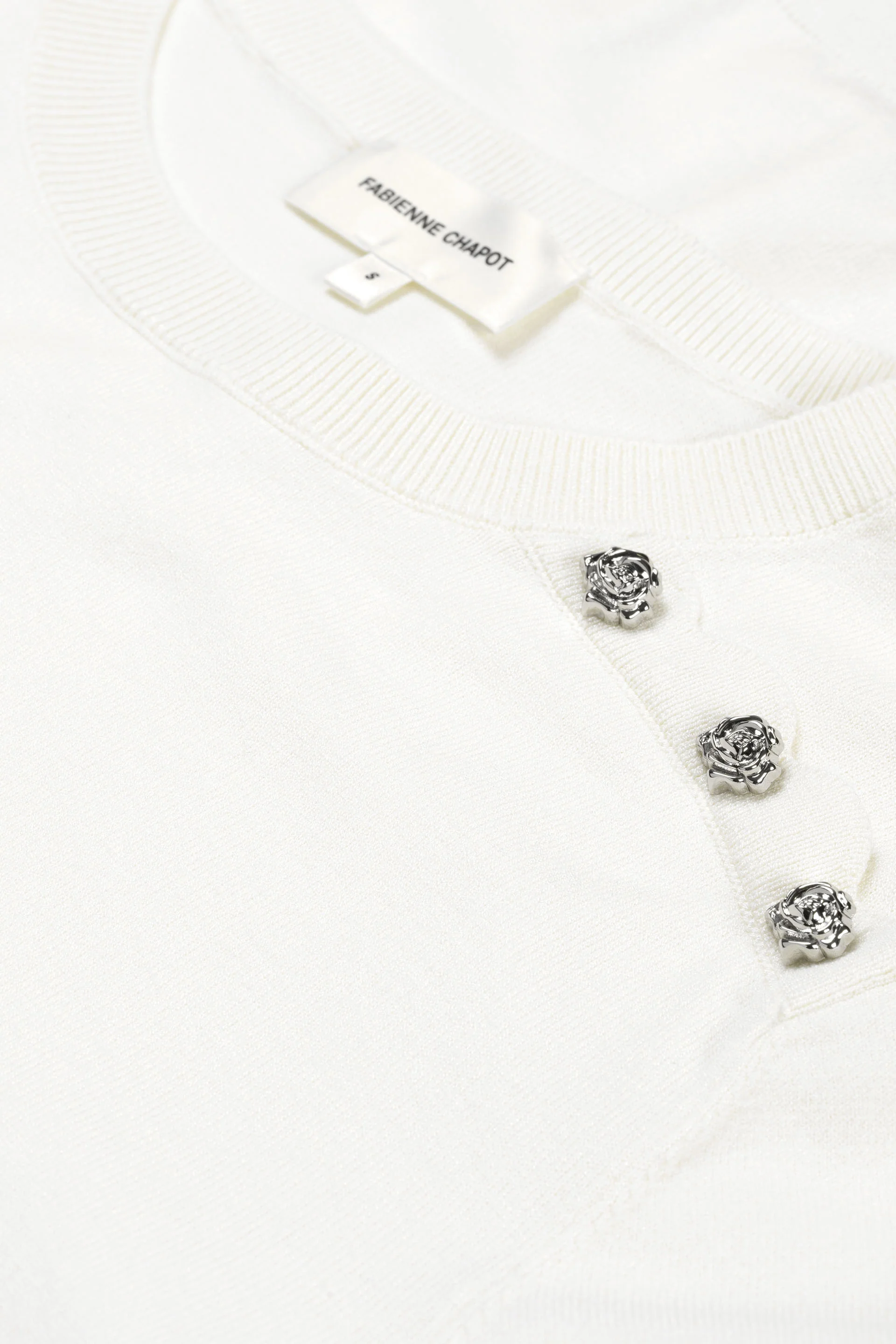 Molly Cuff Pullover | Cosy White