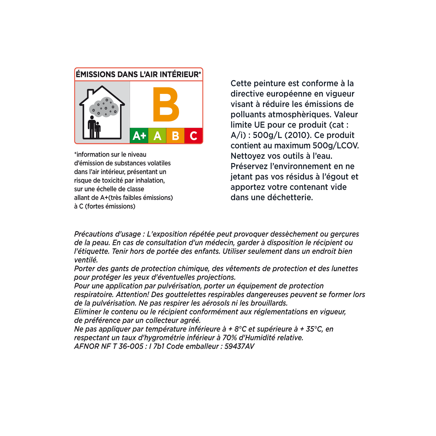 4MURS Peinture MONOCOUCHE PLAFONDS TACHES Peinture blanc