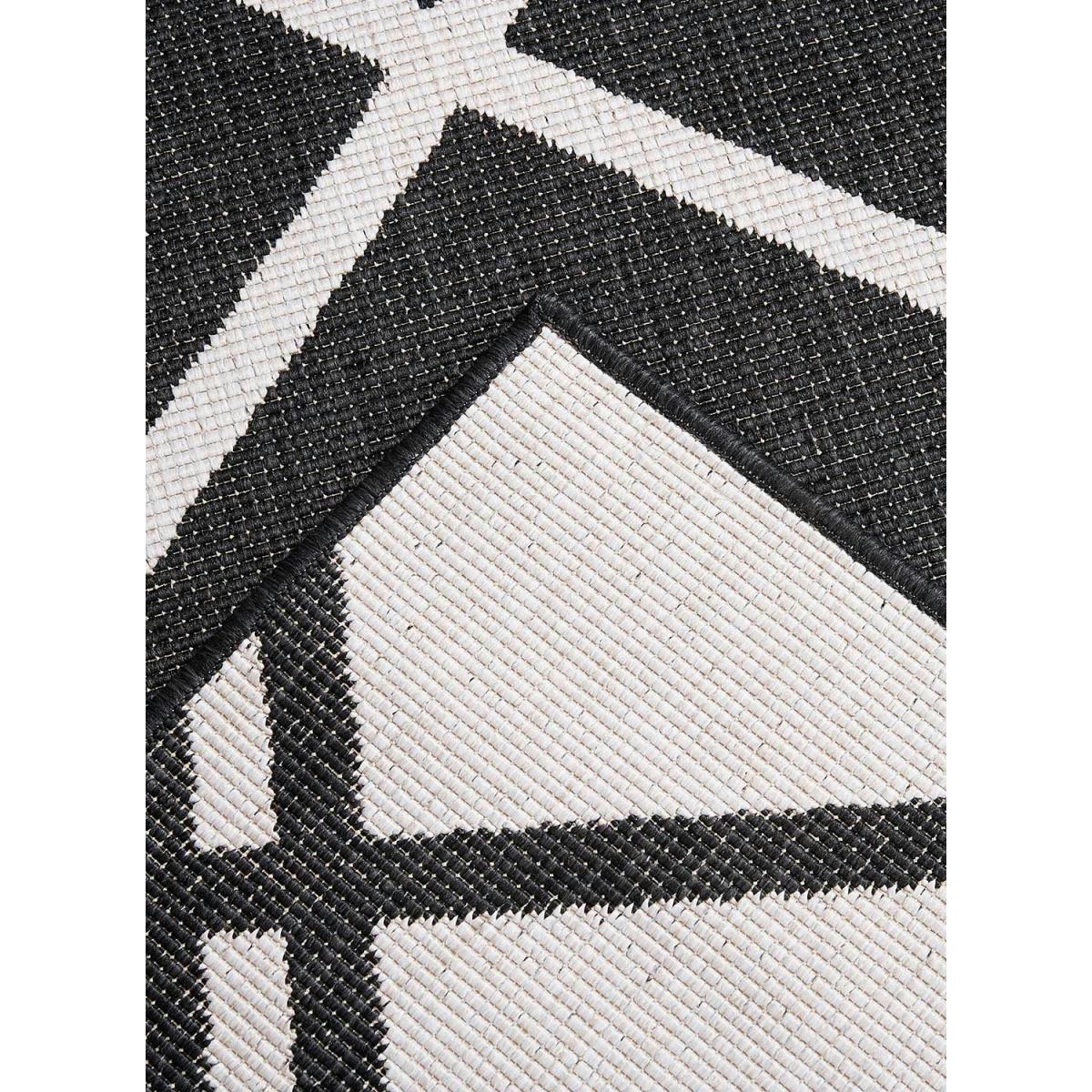 AF DOUBLINE REVERSIBLE - Tapis extérieur noir 120x170