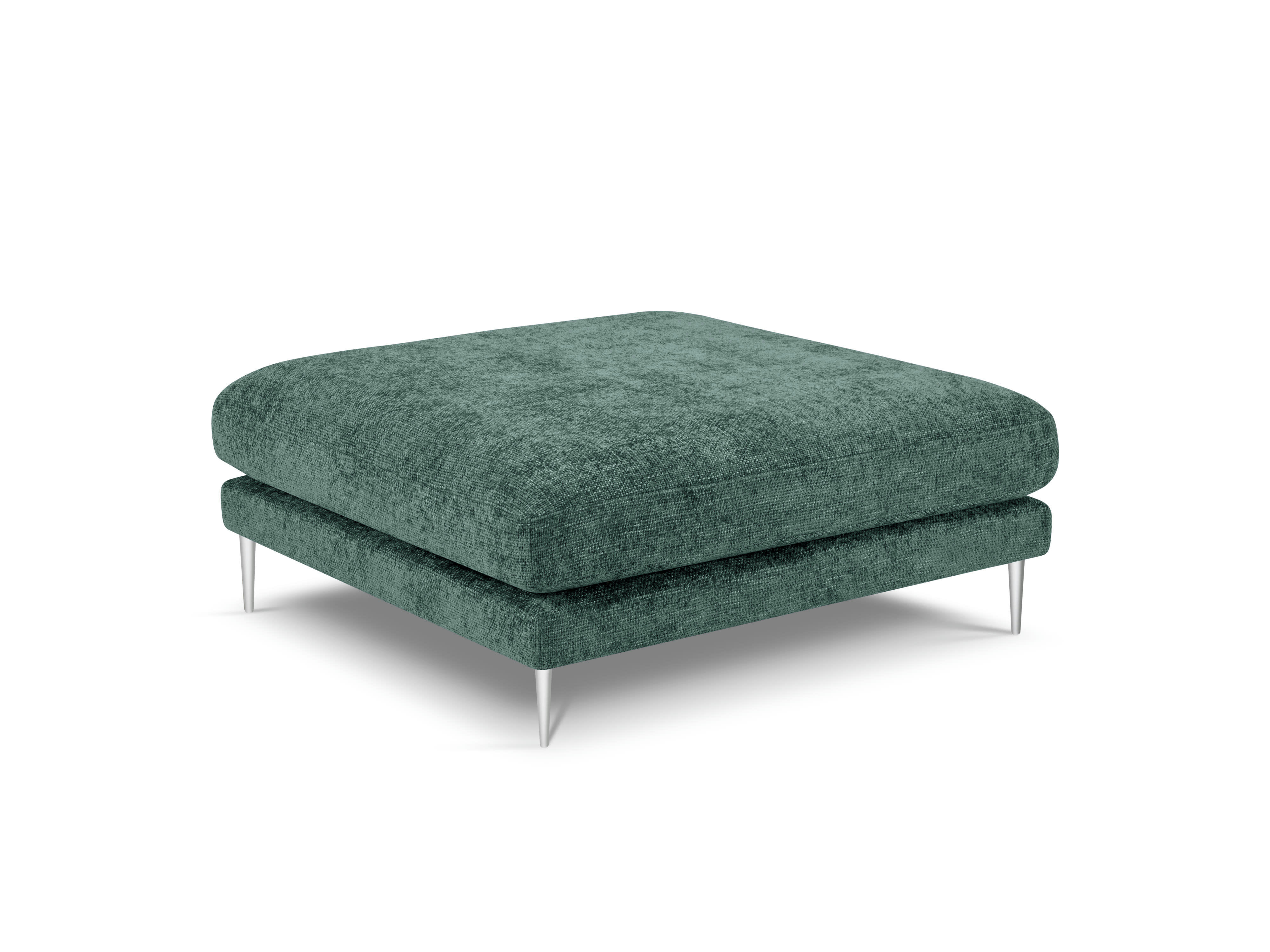 JOG - Pouf en tissu structuré menthe