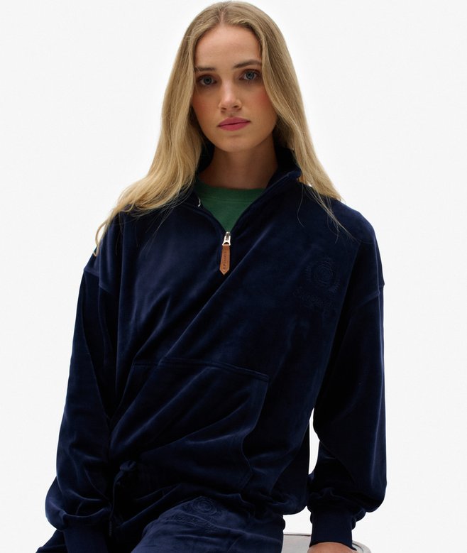 Country Club Velour Quarter Zip