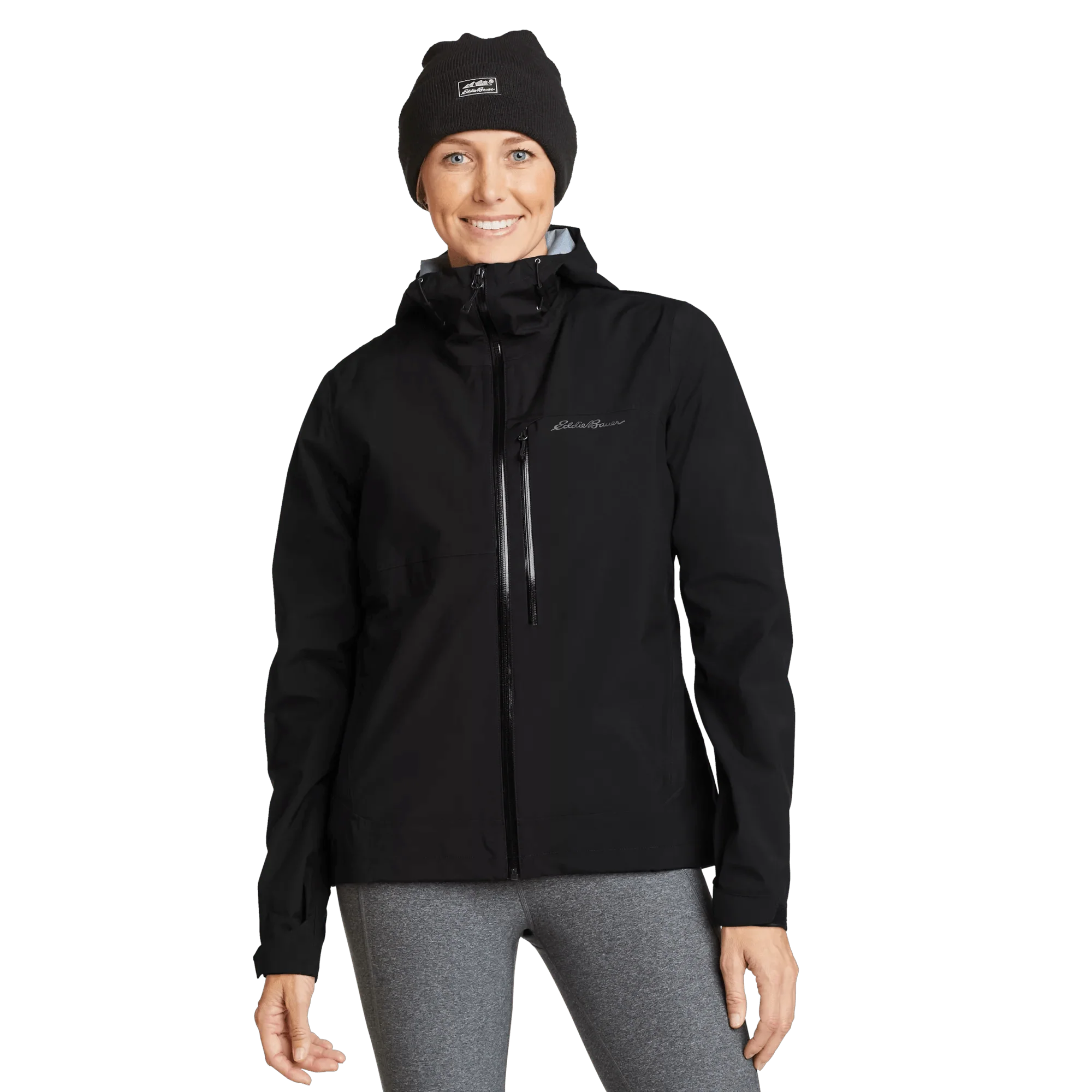 Women's Cloud Cap 3L Waterproof Stretch Hooded Rain Jacket