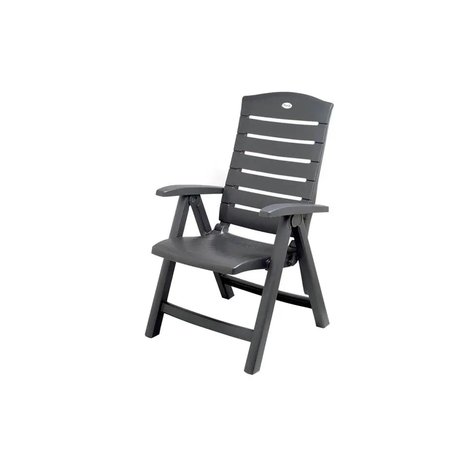 Set van 4 - Hartman Florion Recliner verstelbare tuinstoel - Royal Grey