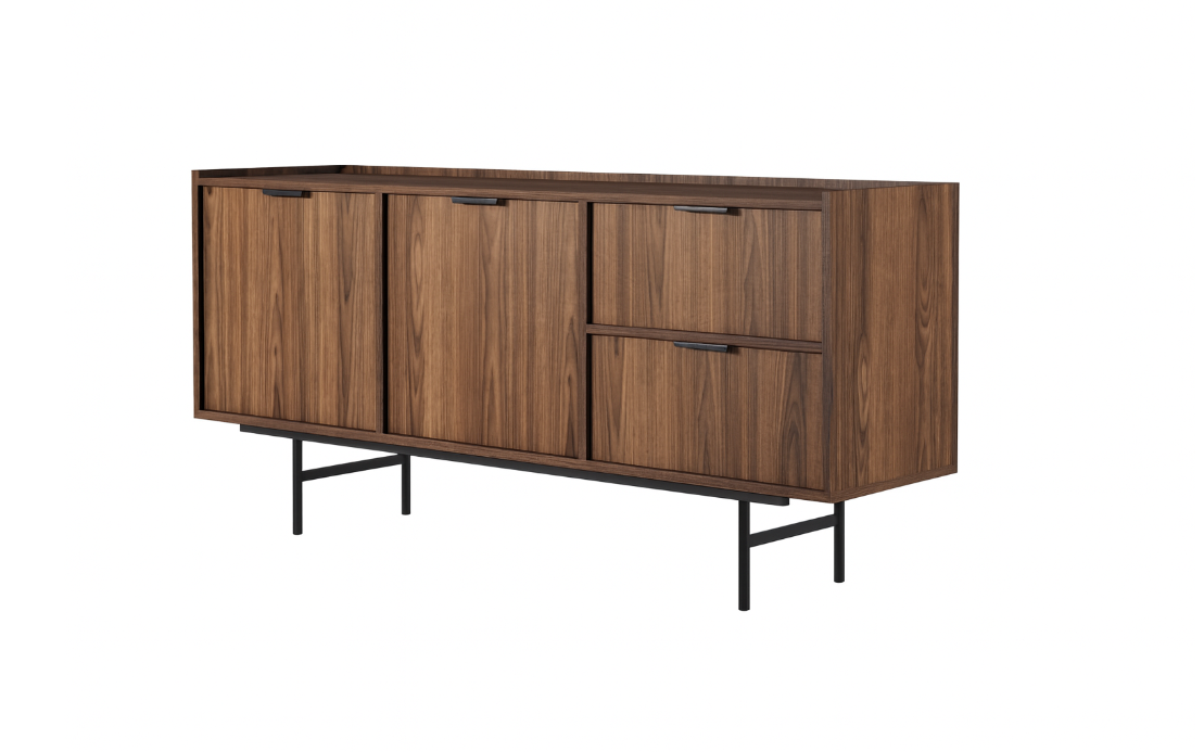 Orzech Warmia komoda 150cm szuflady 2d2sz EDEN KM
