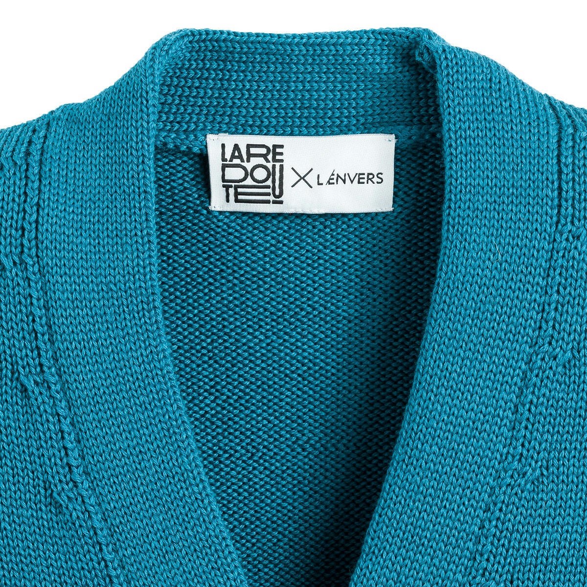 Gilet court boutonné en laine mérinos