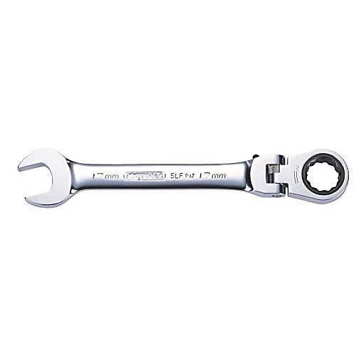 KS Tools - 503.4805 - Jeu de 5 clés mixtes à cliquet à tête inclinable à verrouillage GEARplus