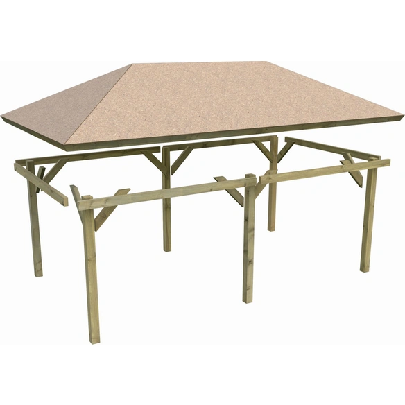 Pavillon »Perida«, Walmdach, viereckig, BxHxT: 485 x 296 x 345 cm
