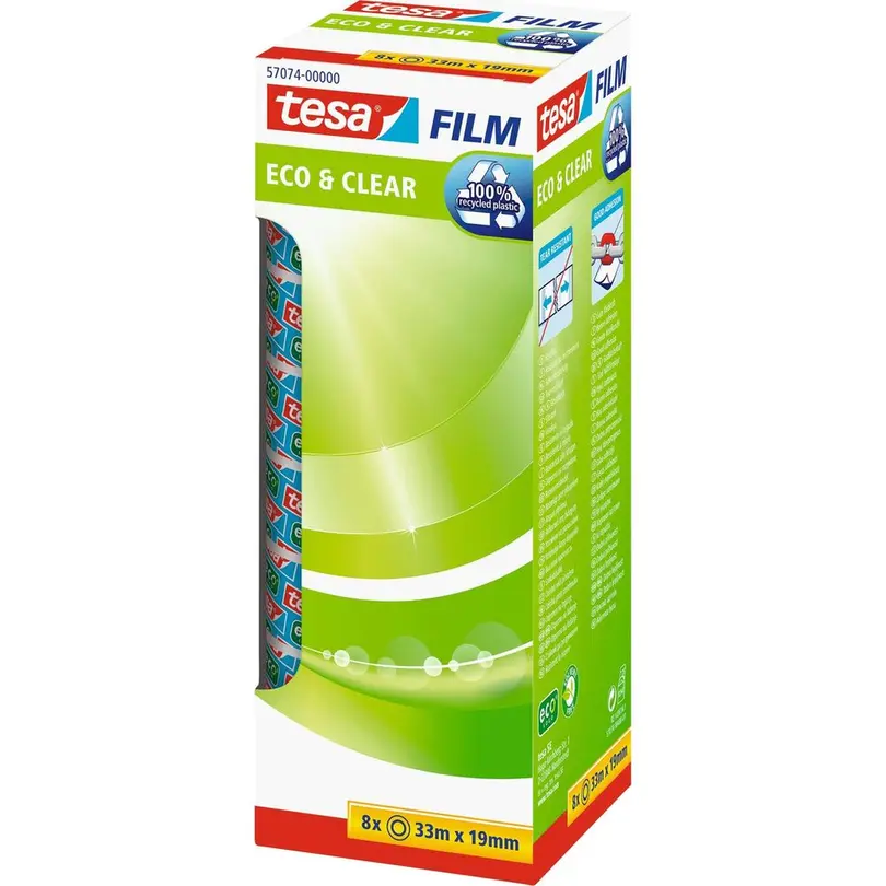 Klebeband 8er-Set Eco & Clear
