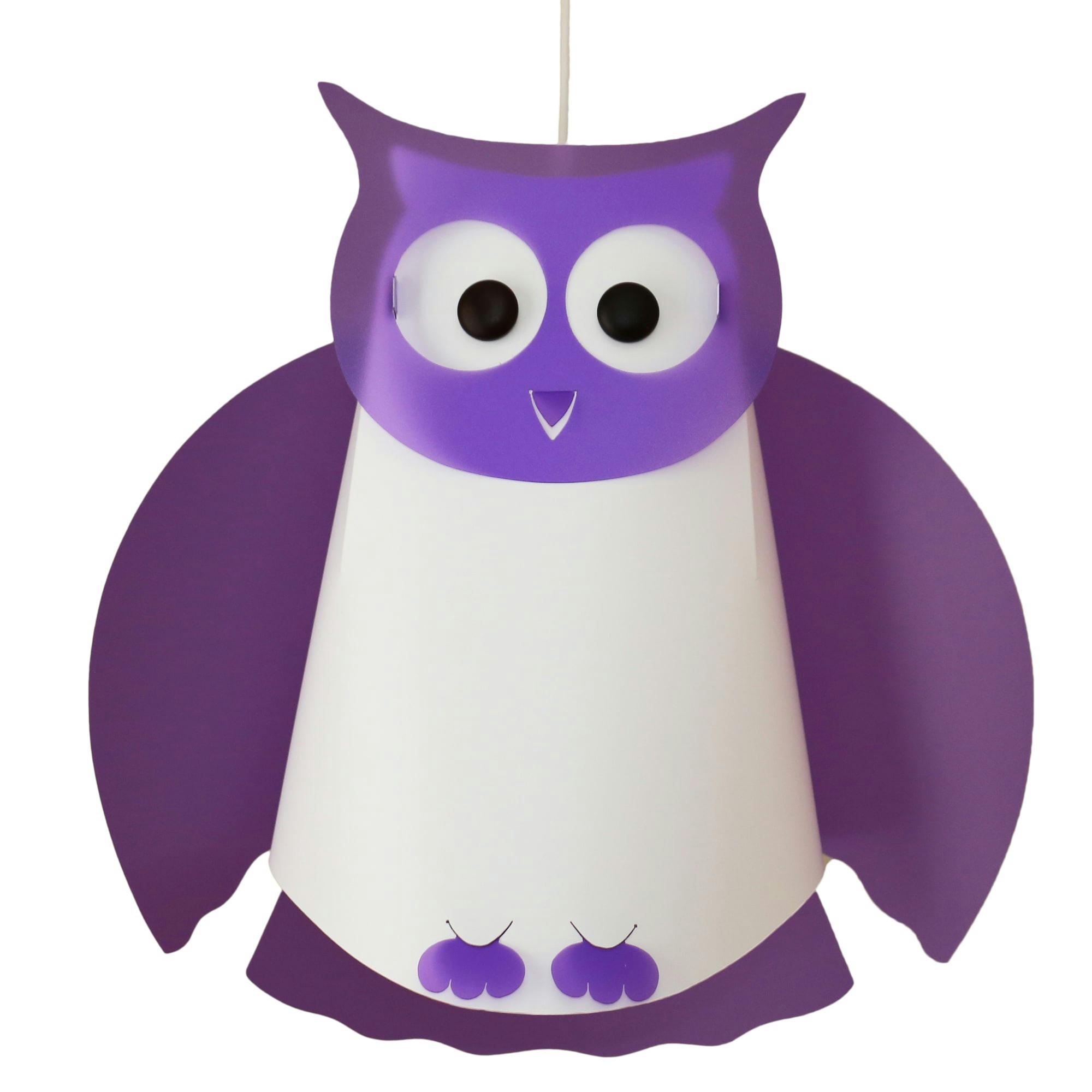 - Suspension enfants Hibou Violet 38cm