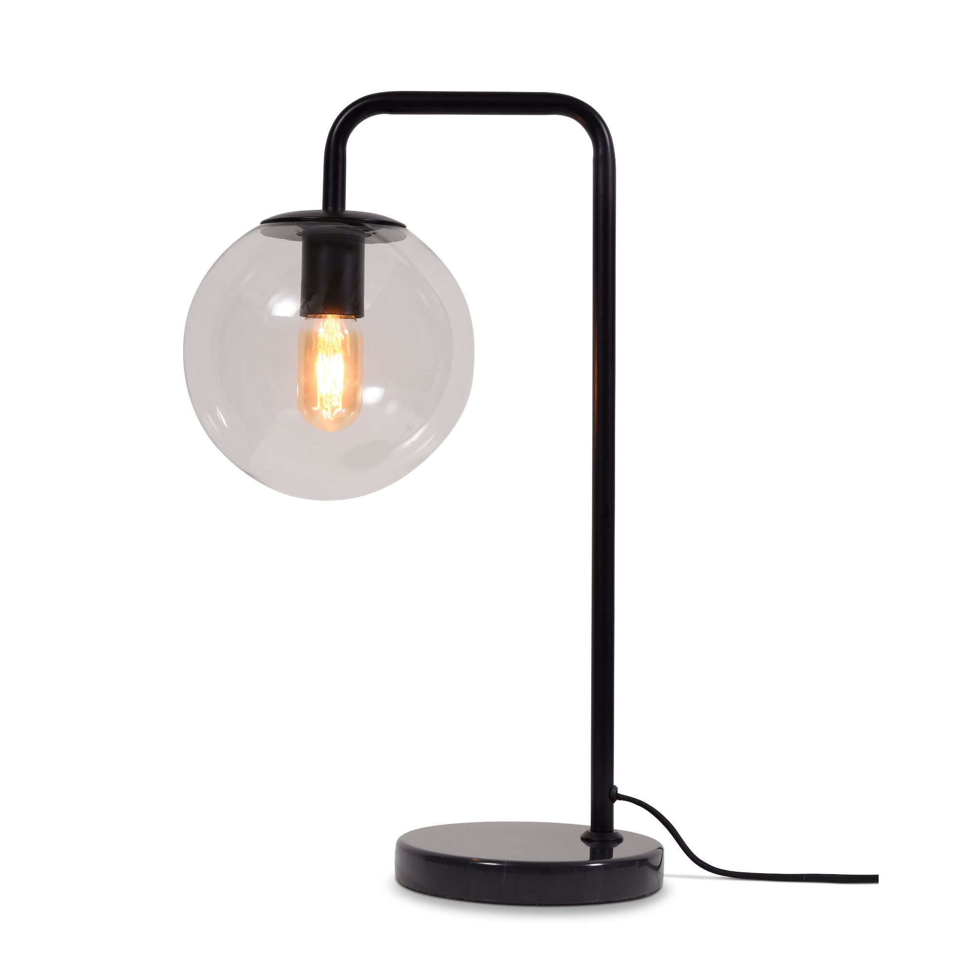 it's about RoMi tafellamp Warsaw - zwart - 32x20x53cm