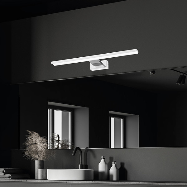 Kinkiet Shine LED metalowy biały