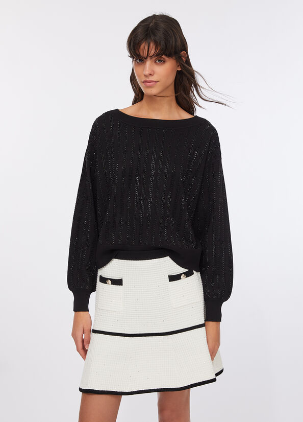 Maglia con strass