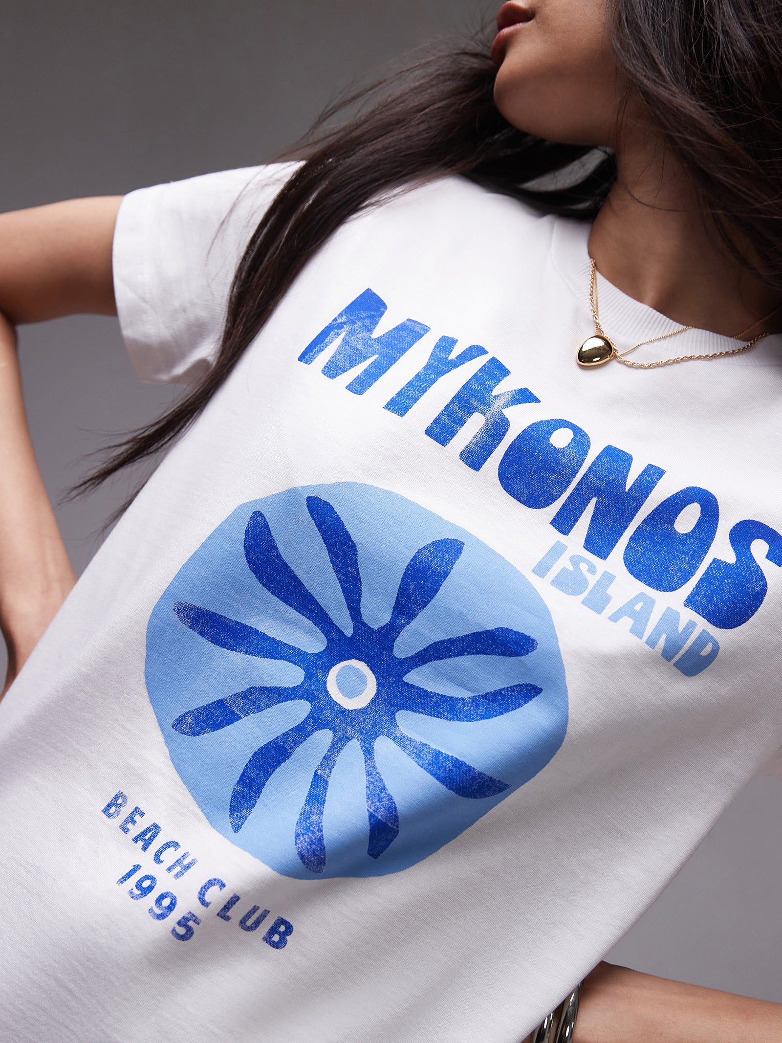 Graphic Mykonos Art Tee