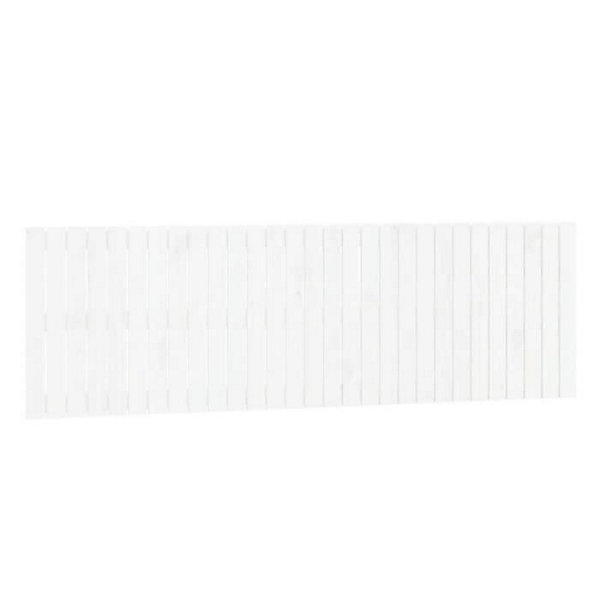 824864 vidaXL Tête de lit murale Blanc 185x3x60 cm Bois massif de pin