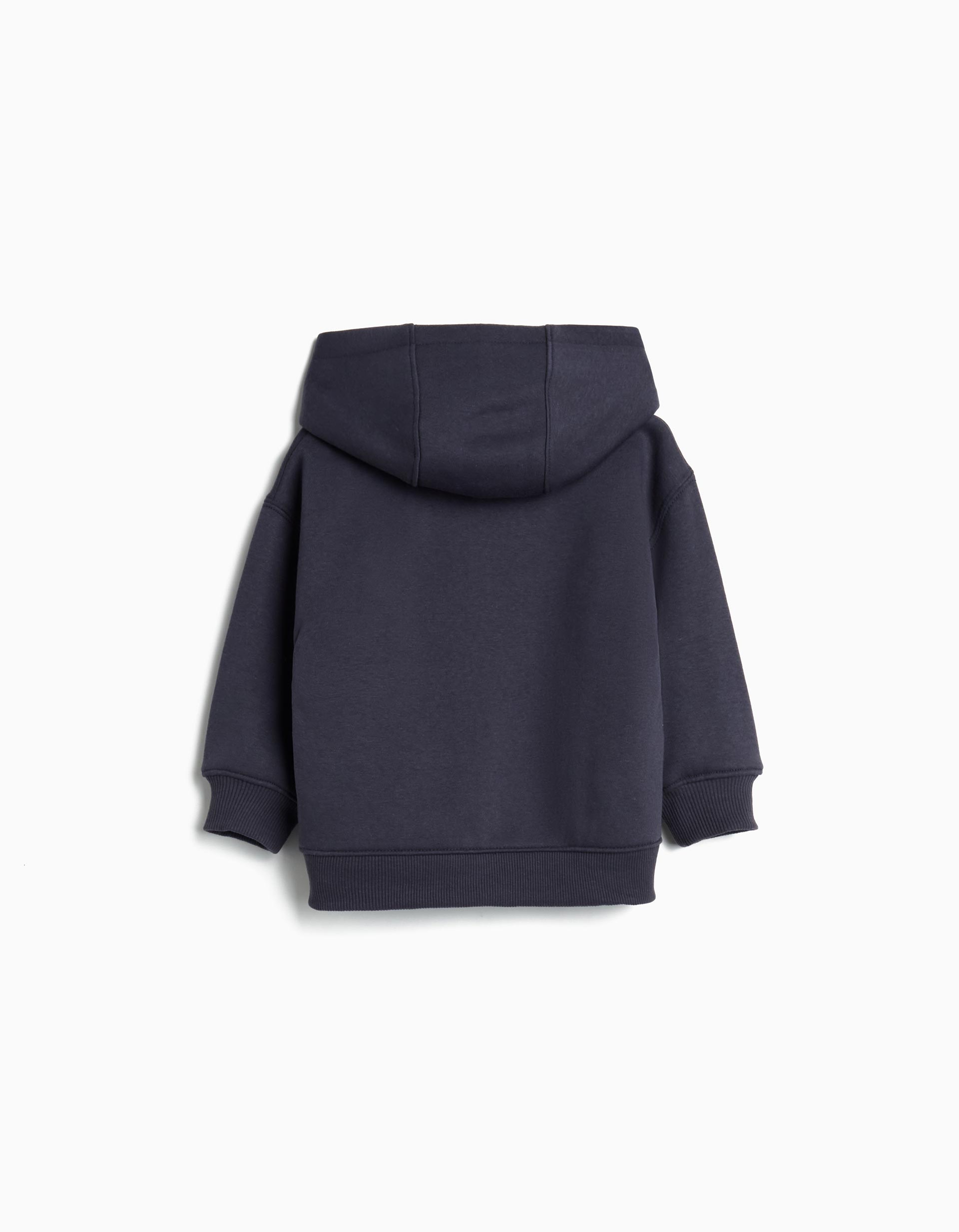 Sweatshirt com Capuz, Menino, Azul Escuro