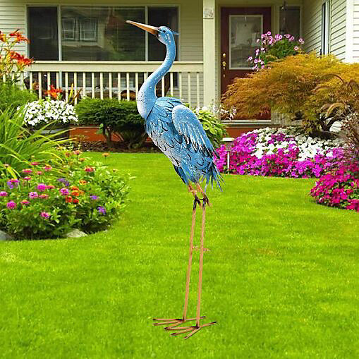 Héron Oiseaux Decoratifs Jardin Exterieur