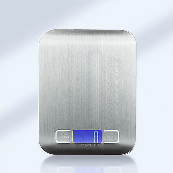 BASHLWUA Balance électronique de cuisine commerciale 5kg/0.1G balance de cuisine multifonctionnelle en acier inoxydable cuisson do