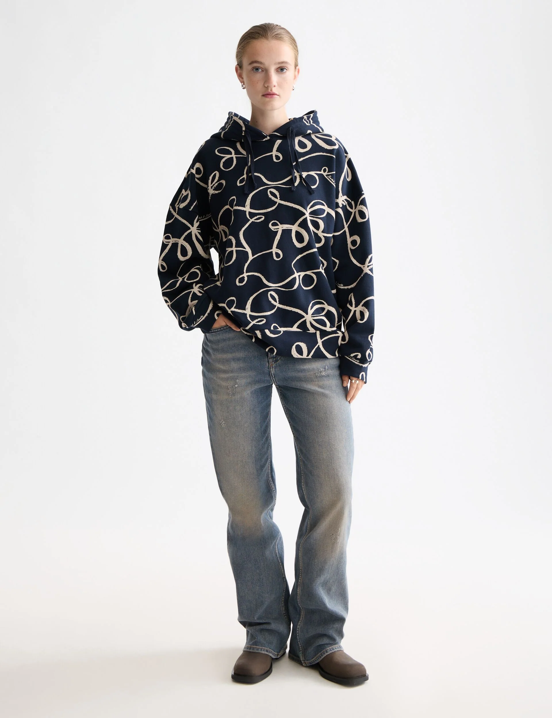 All over printed hoodie