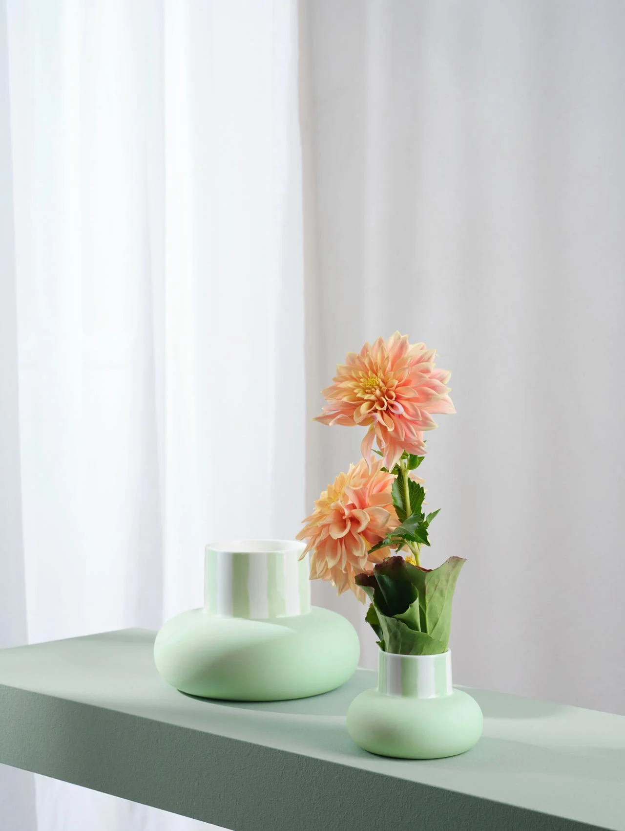 vase, sage