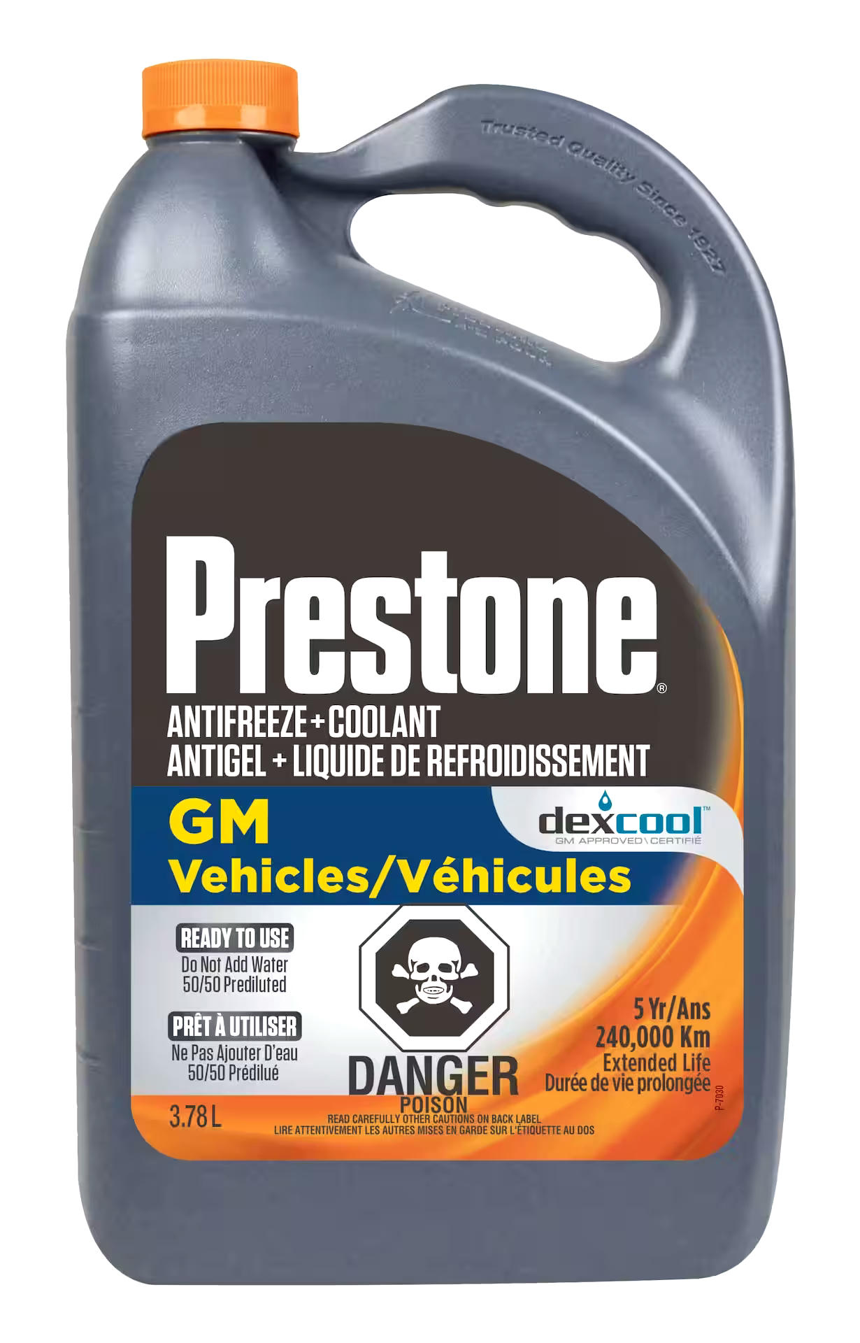Prestone® DEX-COOL Extended Life 50/50 Premixed Anti-Freeze/Coolant, 3.78-L