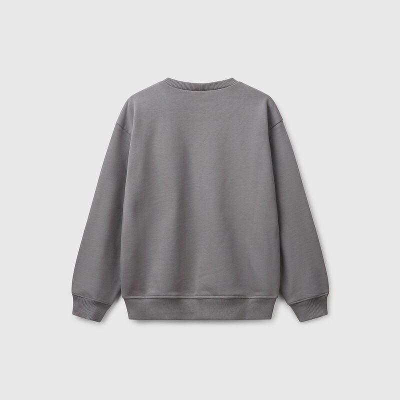 100% cotton sweatshirt with print