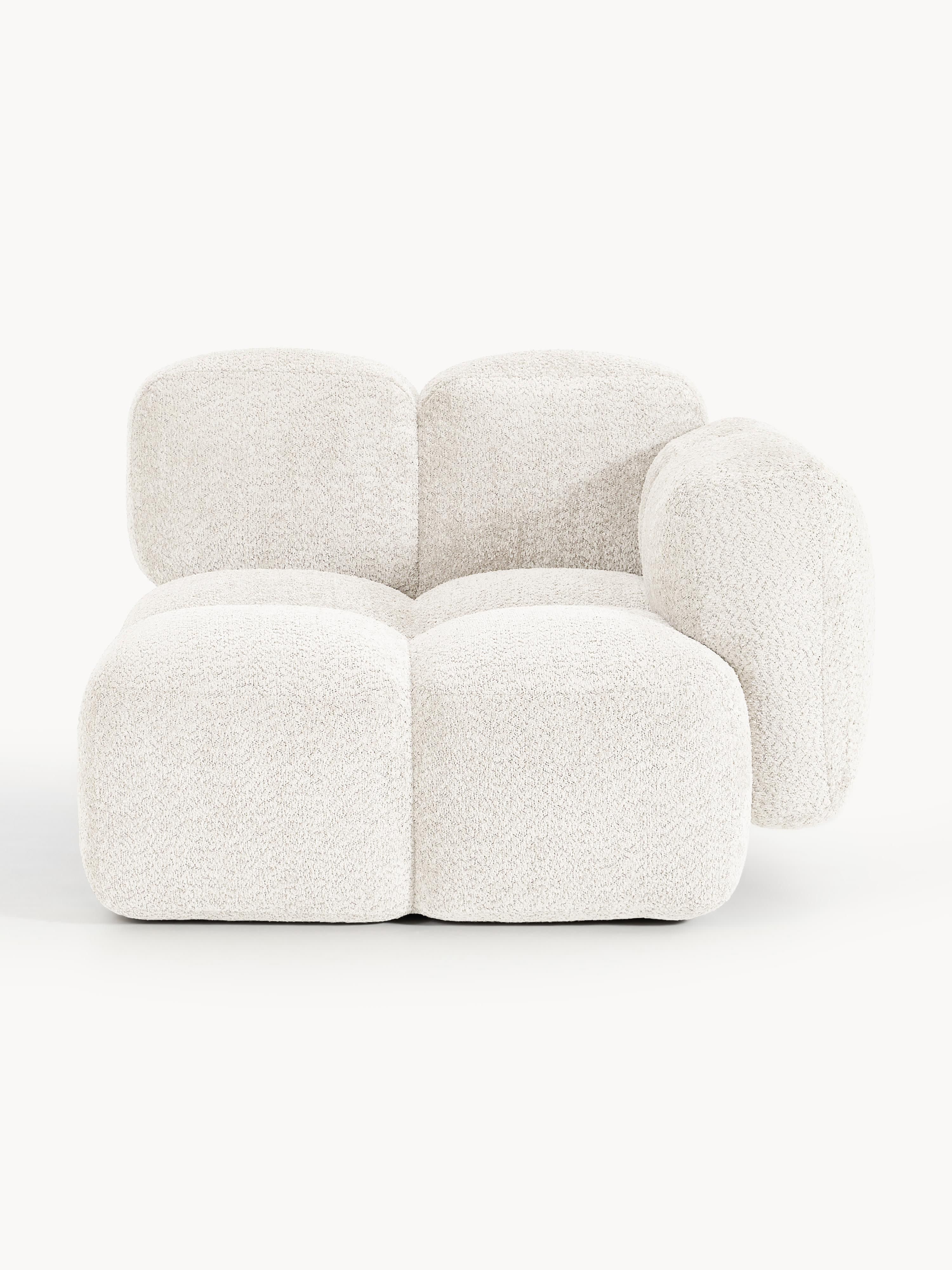 Eckmodul Tayla aus Teddy-Bouclé