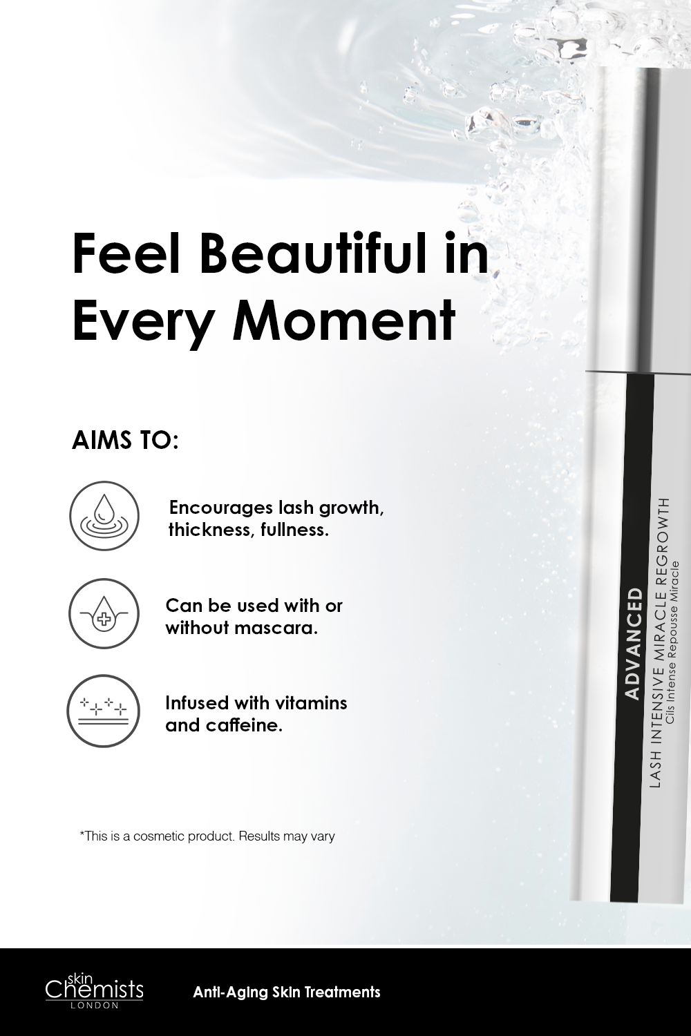 skinChemists professional Advanced Lash Intensive Clear Mascara Treatment 8ml