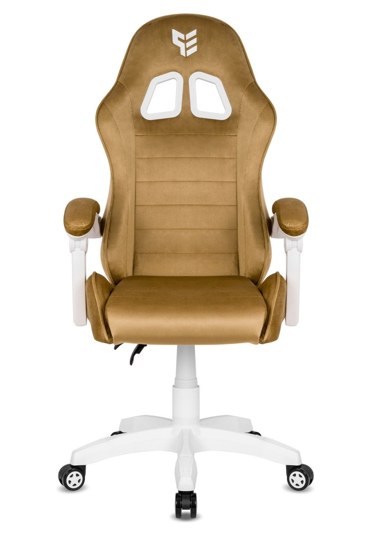 Fotel obrotowy gamingowy ENZO XL BEIGE ALCANTARA ICE