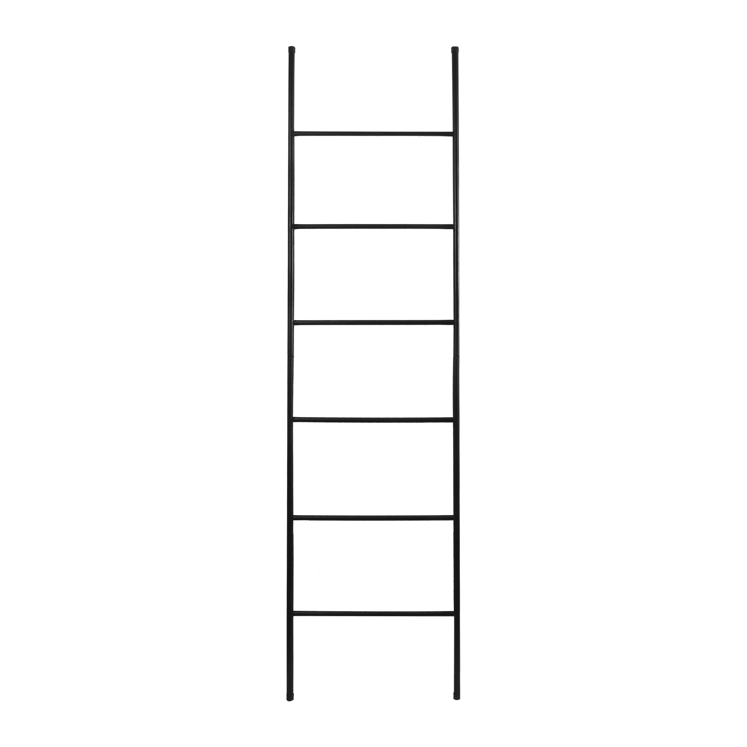QUVIO Decoratieve ladder - 171 x 41,5 cm - Ijzer - Zwart