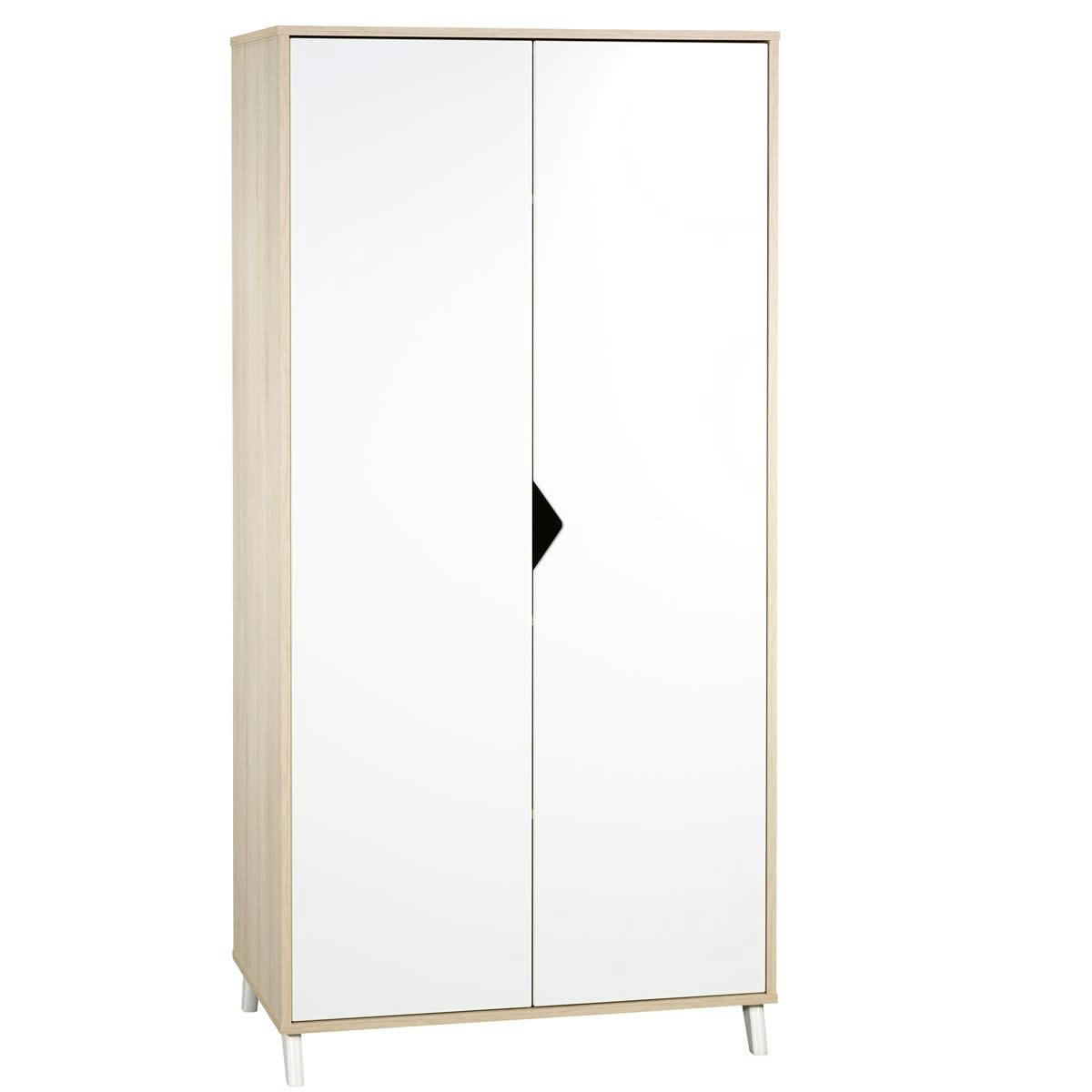 SCANDI - Armoire bébé 2 portes en bois