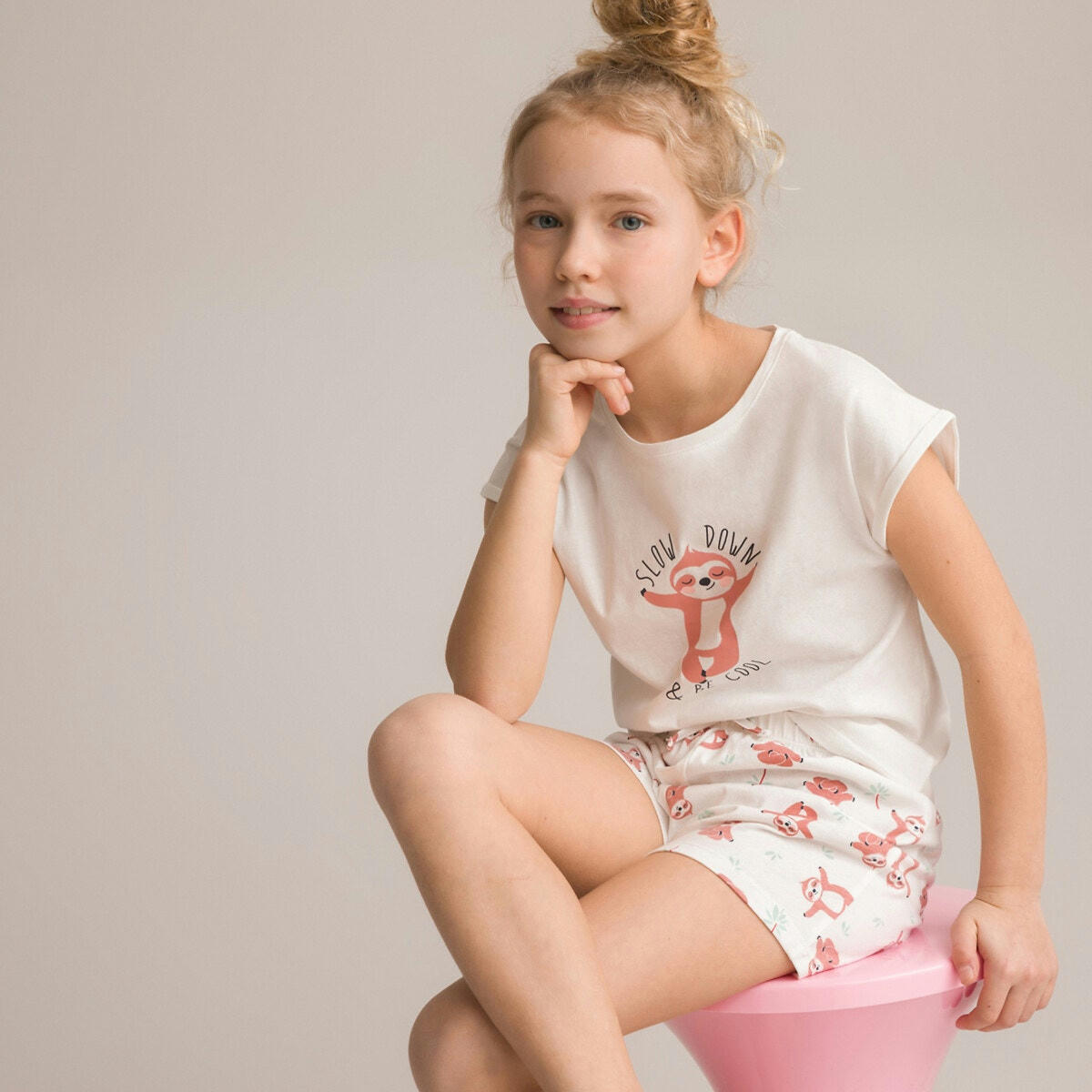 Pyjashort, motif paresseux