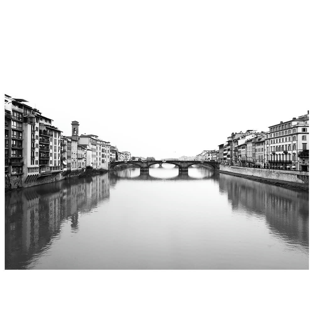 - Tableau impression sur toile un pont sur le fleuve 60x80cm